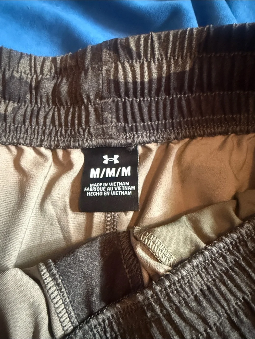 NWOT under armour size M Men's Camo Jogger Pants - Olive Green - Picture 5 of 7